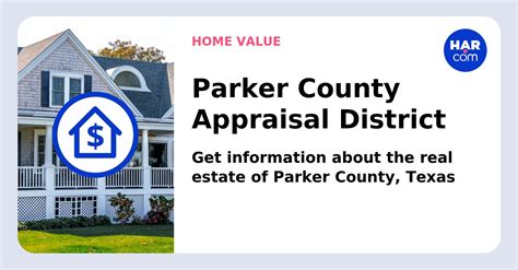 Parker county appraisal - To use the calculator, just enter your property's current market value (such as a current appraisal, or a recent purchase price). For comparison, the median home value in Parker County is $147,100.00. If you need to find your property's most recent tax assessment, or the actual property tax due on your property, contact the Parker County Tax ...